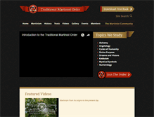 Tablet Screenshot of martinists.org